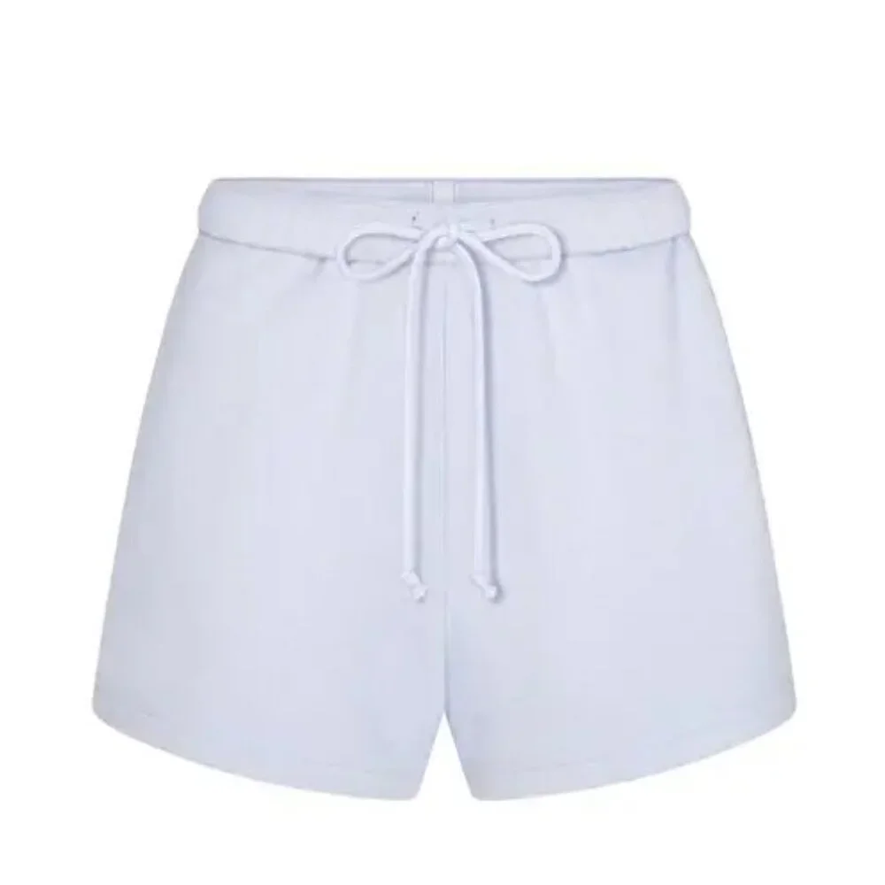 NEW SKIMS Cotton Fleece classic short - periwinkle, Style BO-SHO-4498 Size XL - Picture 8 of 10